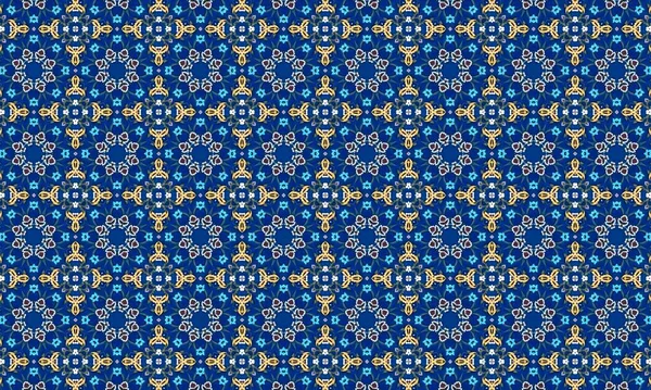 Soyut çiçeklerle kusursuz desen.