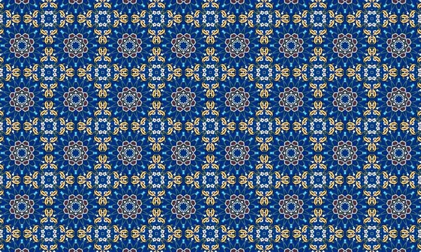 Raster Illustrasyon. Çiçeklerle kusursuz desen.