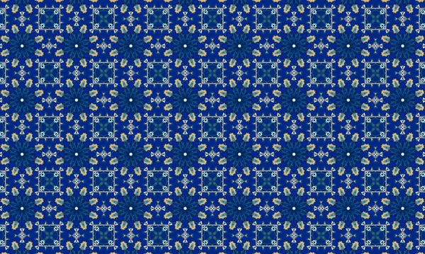 Soyut çiçeklerle kusursuz desen.