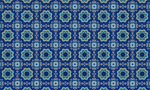 Raster Illustrasyon. Soyut elementlerle kusursuz desen.