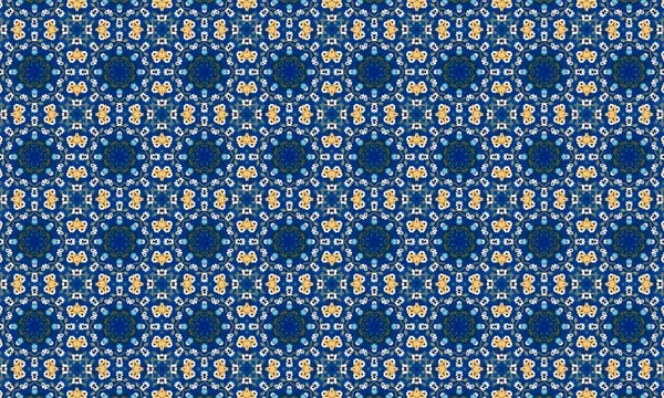 Raster Illustrasyon. Soyut elementlerle kusursuz desen.