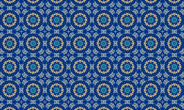 Geleneksel Portekiz fayanslarının tarzında kusursuz desen.