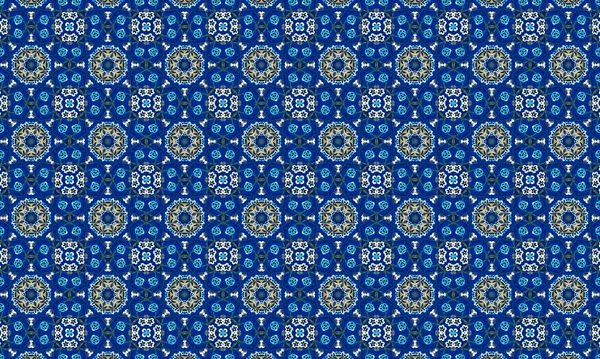 Raster Illustrasyon. Soyut elementlerle kusursuz desen.