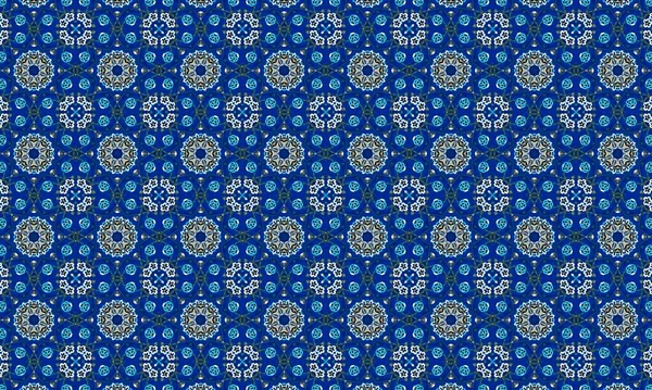 Raster Illustrasyon. Soyut elementlerle kusursuz desen.