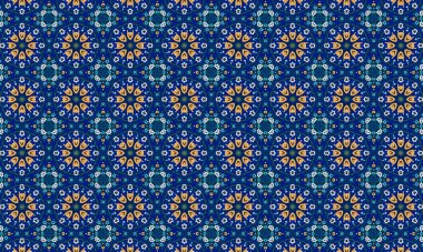 Geleneksel tarzda kusursuz desen. Portekizce fayanslar.