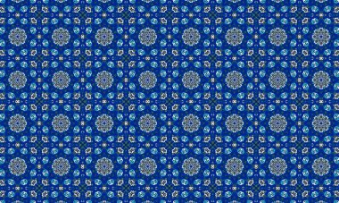 soyut renkli altıgen kare geometrik dikişsiz desen simetrik kaleydoskop moda, tasarım