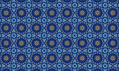 Geleneksel Portekiz fayanslarının tarzında kusursuz desen.