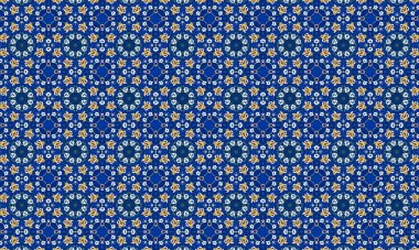 Geometrik şekilli kusursuz desen, vektör illüstrasyonu