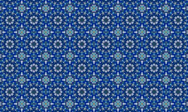 soyut renkli çiçekler ile Seamless Modeli