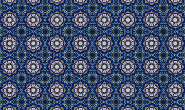 Yaratıcı tasarım için soyut renkli kaleydoskop arka planı. güzel klasik desen