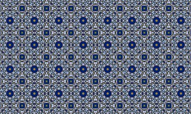 soyut renkli altıgen kare geometrik dikişsiz desen simetrik kaleydoskop moda, tasarım