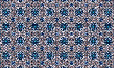 soyut renkli çiçekler ile Seamless Modeli