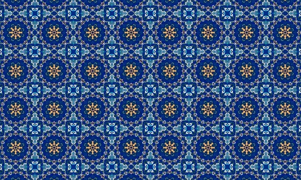 Geleneksel Portekiz fayanslarının tarzında kusursuz desen.