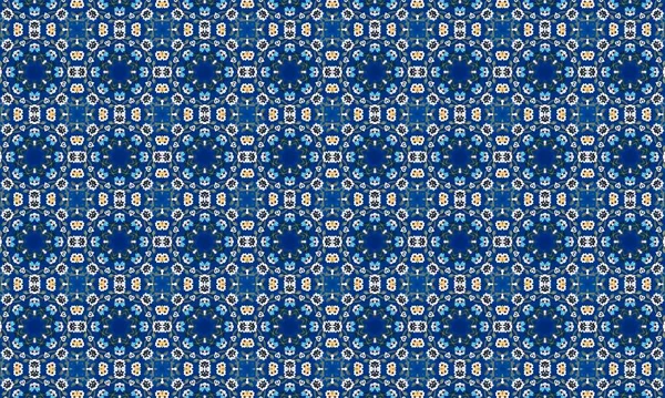 Portekiz fayanslarının stilinde pürüzsüz desen.