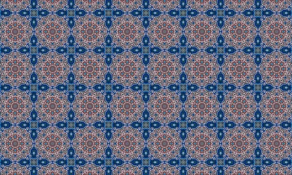 Raster Illustrasyon. Çiçeklerle kusursuz desen.