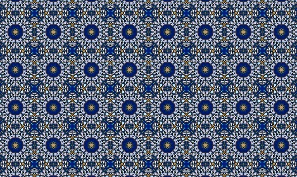 Geleneksel Portekiz fayanslarının tarzında kusursuz desen.