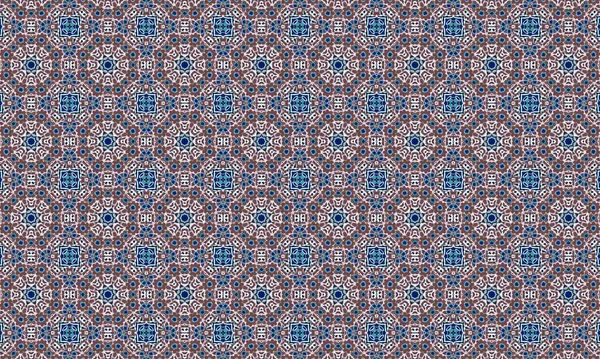 Raster Illustrasyon. Soyut şekilli kusursuz desen.