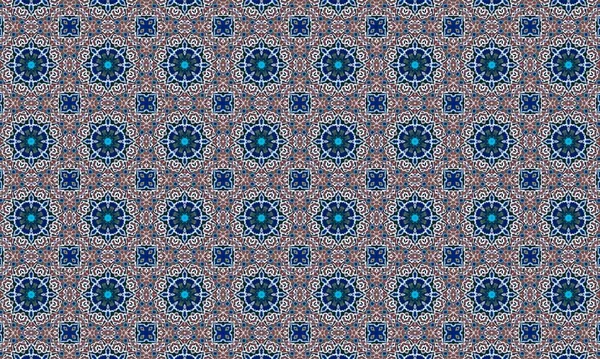 soyut renkli çiçekler ile Seamless Modeli