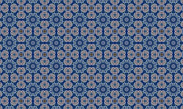 Raster Illustrasyon. Çiçek motifleriyle kusursuz desen.