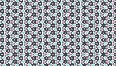 Geometrik damaske grunge desenli kusursuz desen