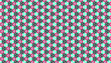 Geometrik damaske grunge desenli kusursuz desen