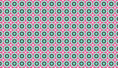 Geometrik damaske grunge desenli kusursuz desen