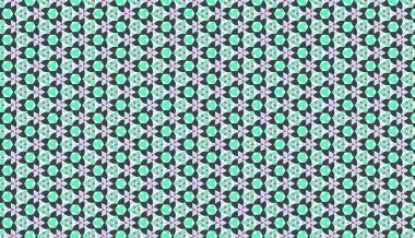 Geometrik damaske grunge desenli kusursuz desen