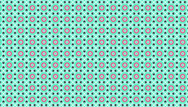 Geometrik damaske grunge desenli kusursuz desen