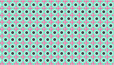 Geometrik damaske grunge desenli kusursuz desen