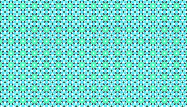 Geometrik damaske grunge desenli kusursuz desen