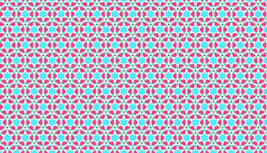 Geometrik damaske grunge desenli kusursuz desen