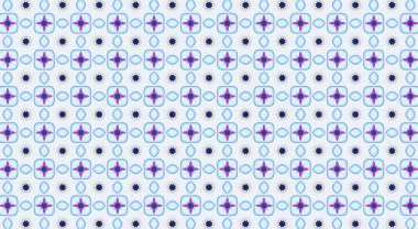Geometrik şekilli kusursuz desen vektör çizimi