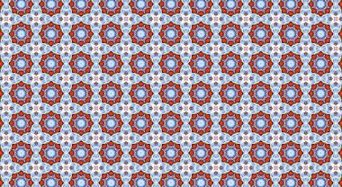 Raster Illustrasyon. soyut fraktal desen.