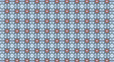 Geometrik şekilli kusursuz desen. raster illüstrasyonu.