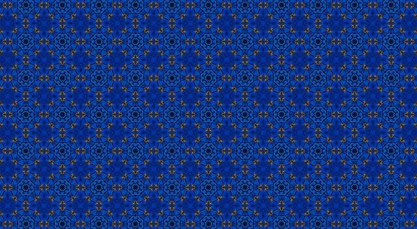 Raster Illustrasyon. Soyut çiçek süsüyle kusursuz desen.