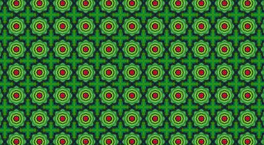 Geleneksel Asya dekoratif sınır tasarımı