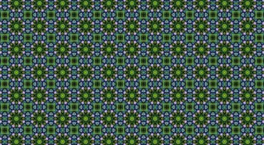 Geleneksel Asya dekoratif sınır tasarımı