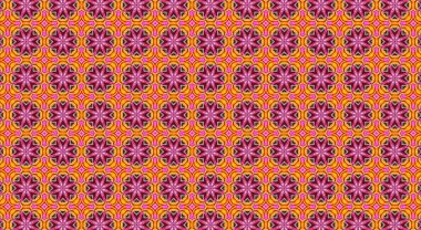 Geleneksel Asya dekoratif sınır tasarımı