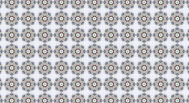 Geleneksel Asya dekoratif sınır tasarımı