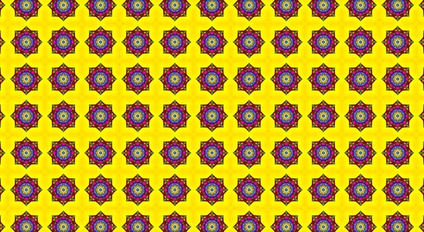 Geleneksel Asya dekoratif sınır tasarımı