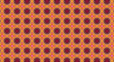 Geleneksel Asya dekoratif sınır tasarımı