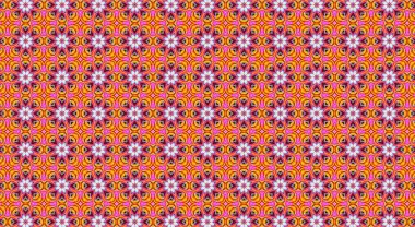 Geleneksel Asya dekoratif sınır tasarımı