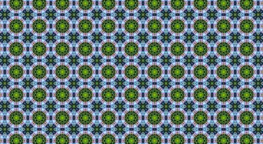 Geleneksel Asya dekoratif sınır tasarımı