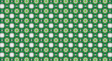 Geleneksel Asya dekoratif sınır tasarımı