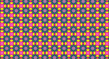 Geleneksel Asya dekoratif sınır tasarımı