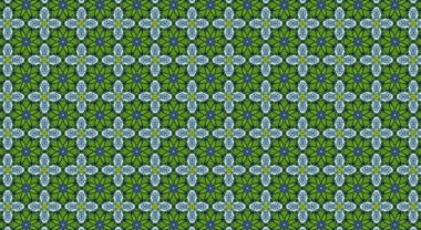 Soyut çiçeklerle kusursuz desen.