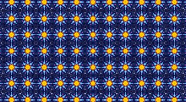 soyut renkli çiçekler ile Seamless Modeli