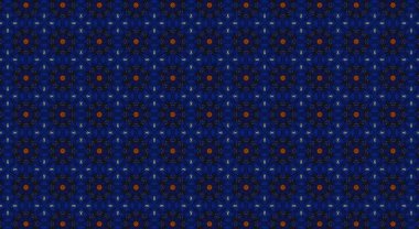 Geleneksel Asya dekoratif sınır tasarımı