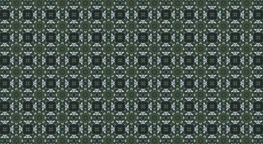 Geleneksel Asya dekoratif sınır tasarımı