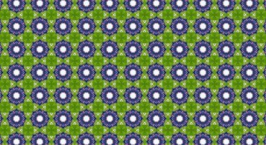 Geleneksel Asya dekoratif sınır tasarımı